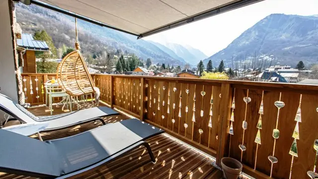 BRUN Chalet Comfort @Birrien balcon transat