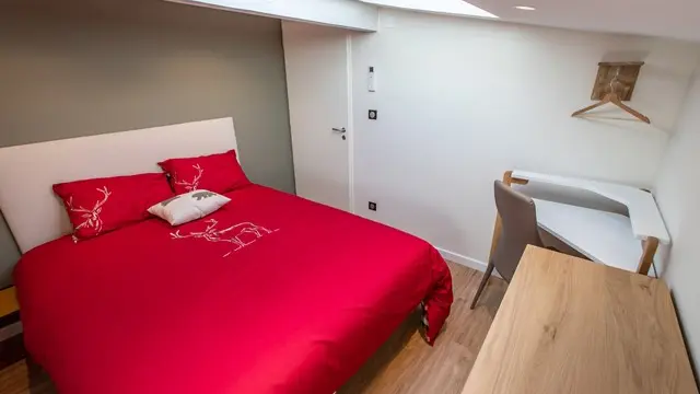 BRUN Chalet Cocoon @Birrien chambre2 lit en 160 WEB