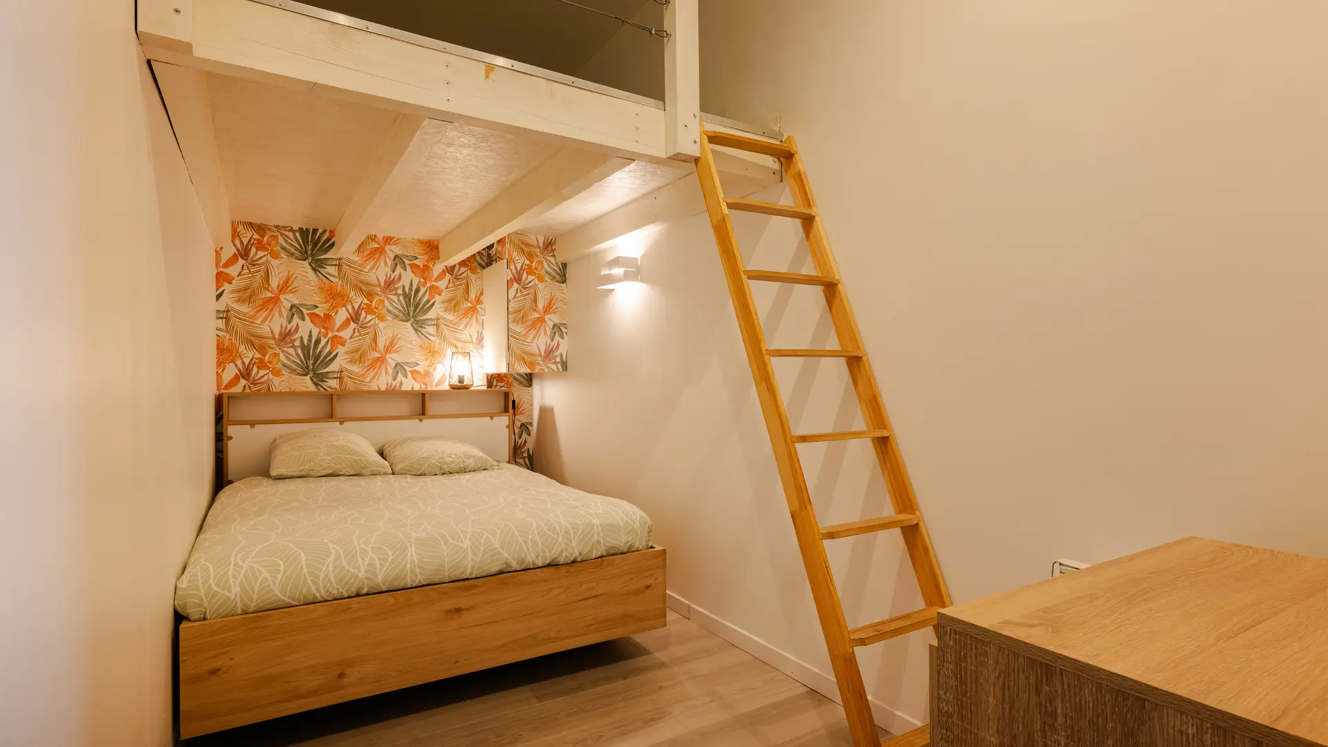 Chambre 2 en mezzanine
