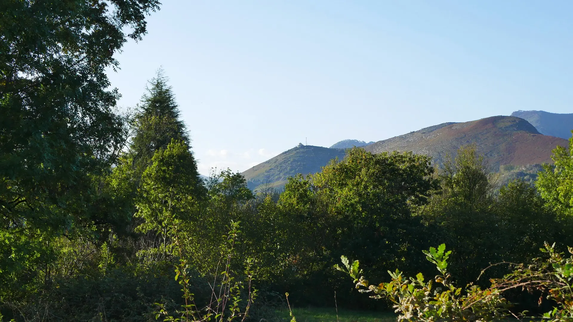 Chemin de Bernadette paysage Béout
