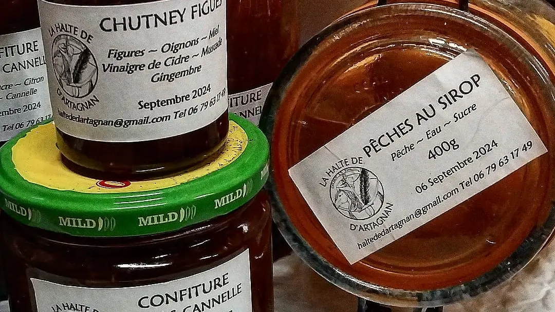 Confiture pot ©La Halte Artagnan