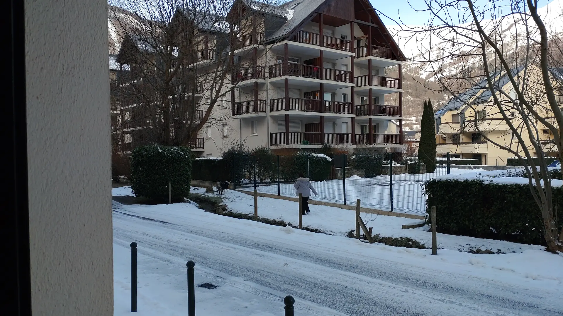 Vue coté ouest en hiver