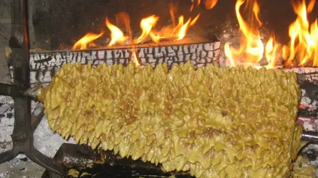 Fin de cuisson du Gâteau à la Broche