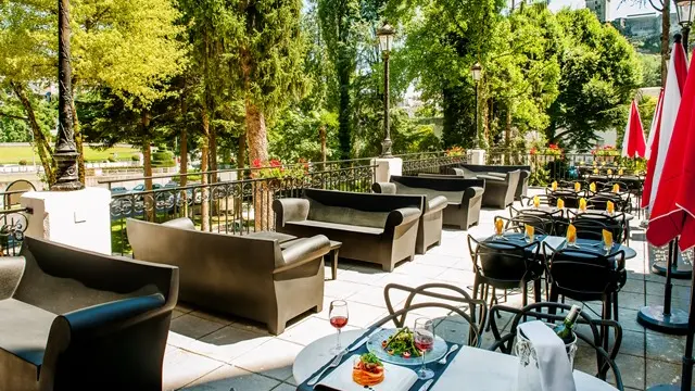 HPH126 - HOTEL GALLIA & LONDRES - Terrasse déjeuner - LOURDES