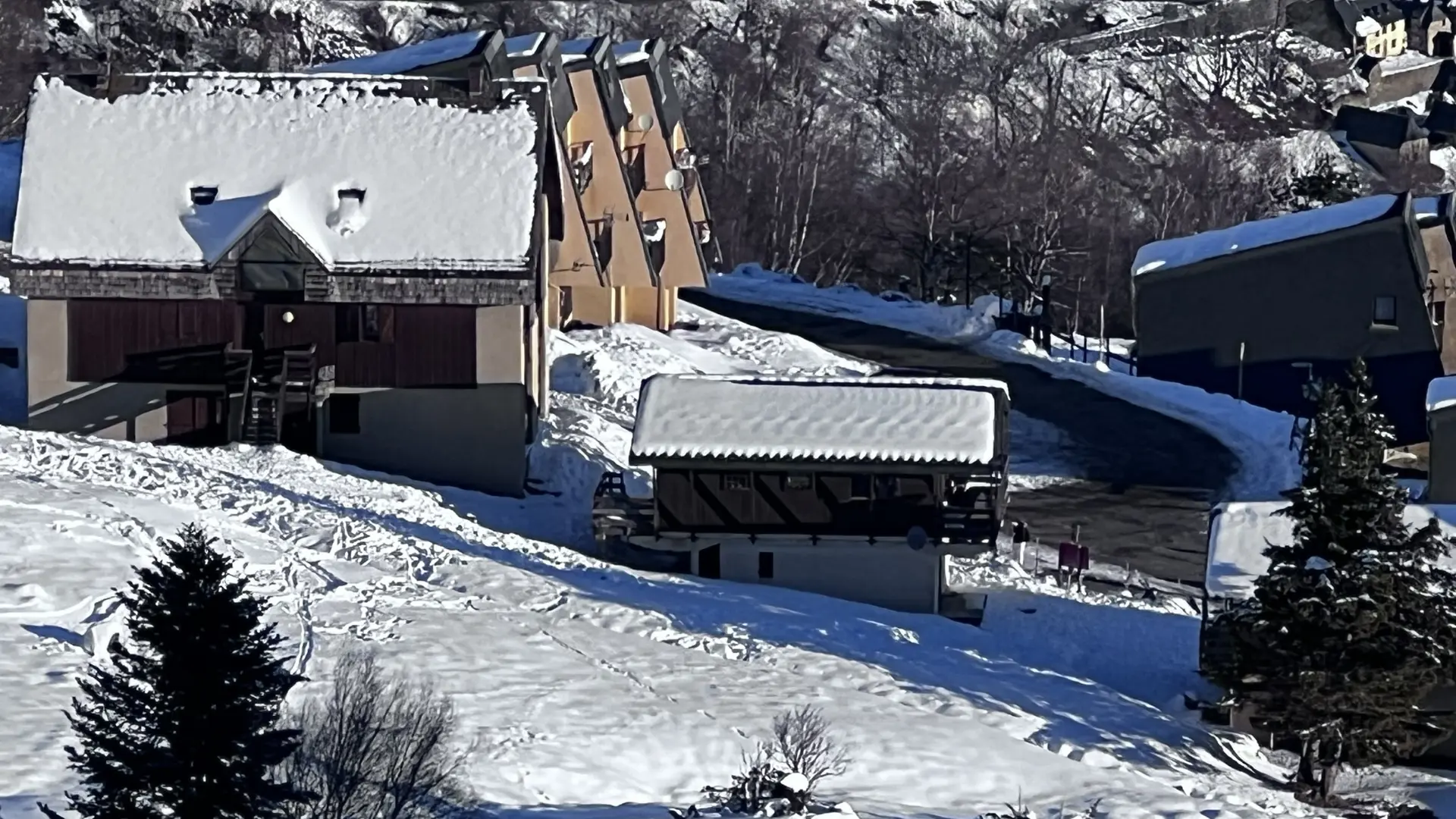 Vue du Chalet Les Myrtilles