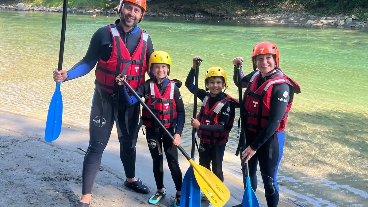 Rafting en famille avec O2Lourdes