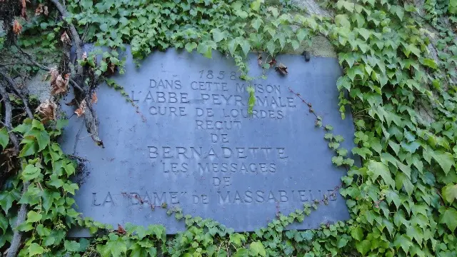 Lourdes Ancien Presbytère Plaque