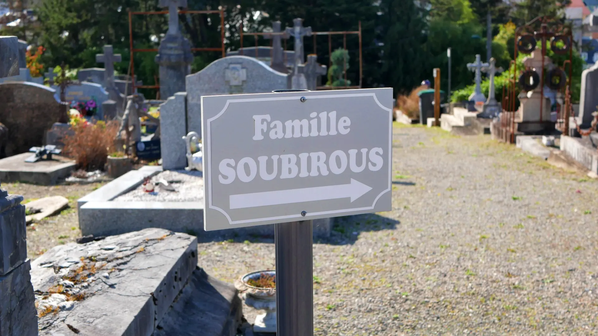 Lourdes cimetière de l'Egalité famille Soubirous