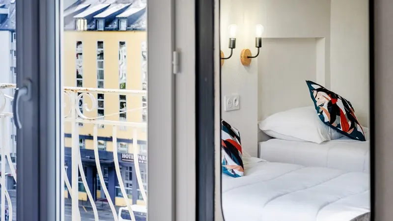 Lourdes hotel du Gave_ chambre miroir