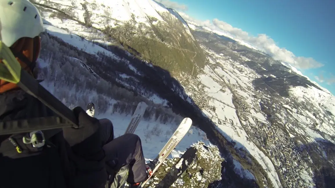 Parapente Saint Lary à skis Hiver 2023 JP (4)