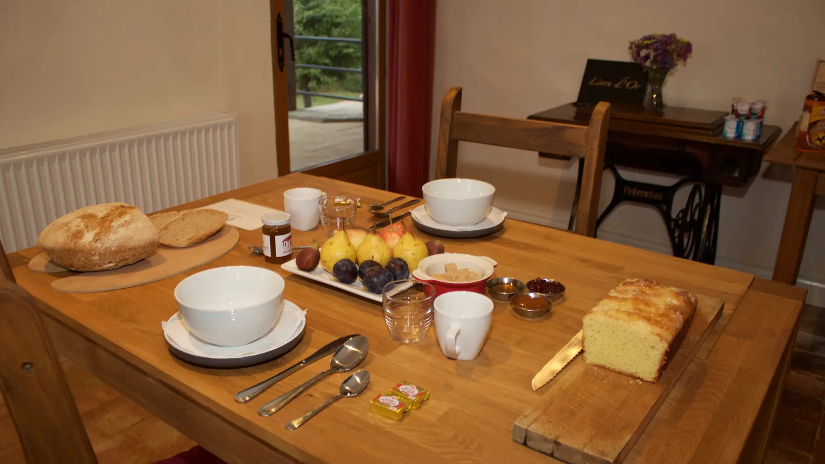 Petit déjeuner à Ancienne école