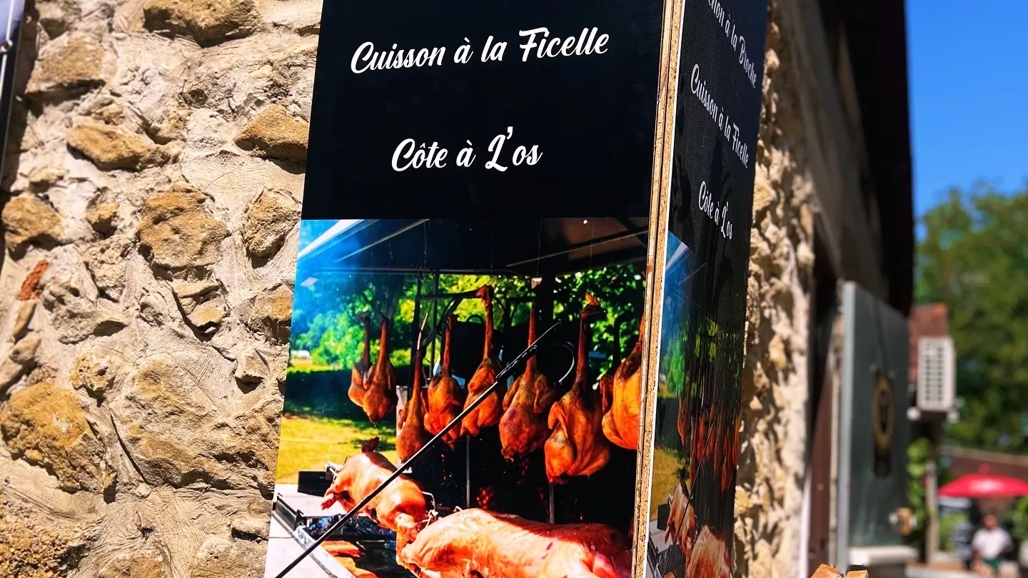 Publicité extérieure Marciac restaurant © We Print