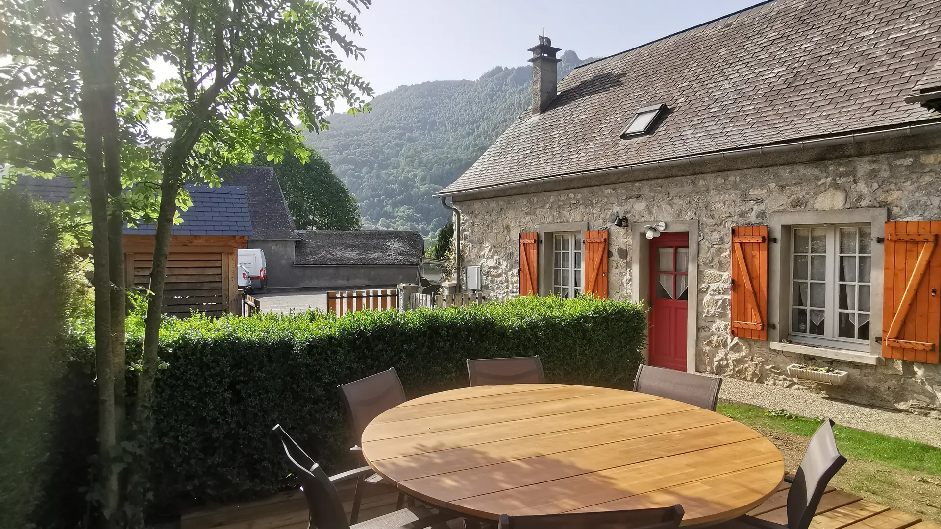 Terrasse côté jardin