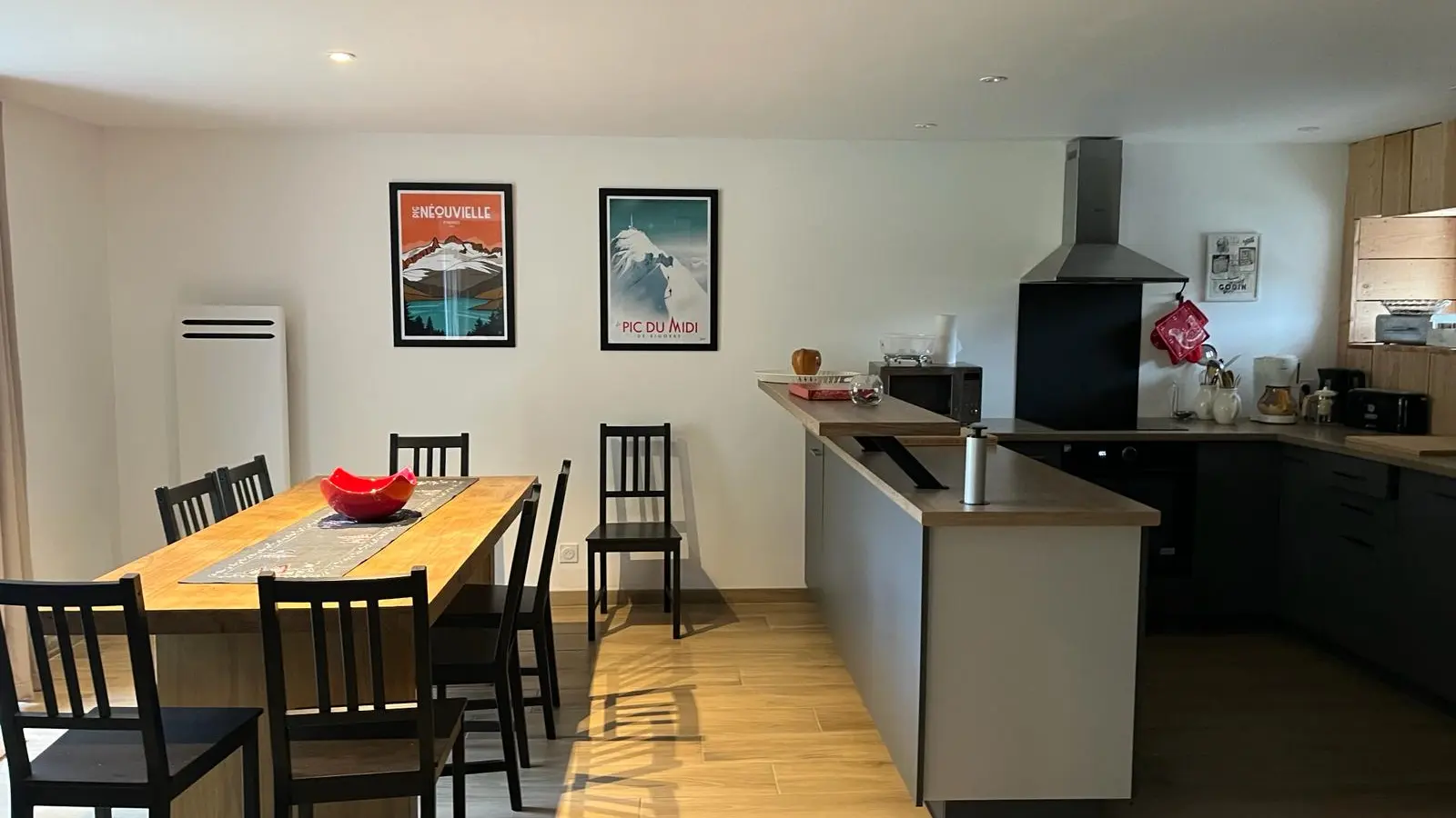 cuisine et salle à manger de la Bergerie