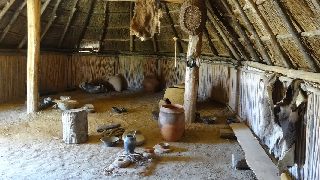 Ruscino - Habitation intérieur