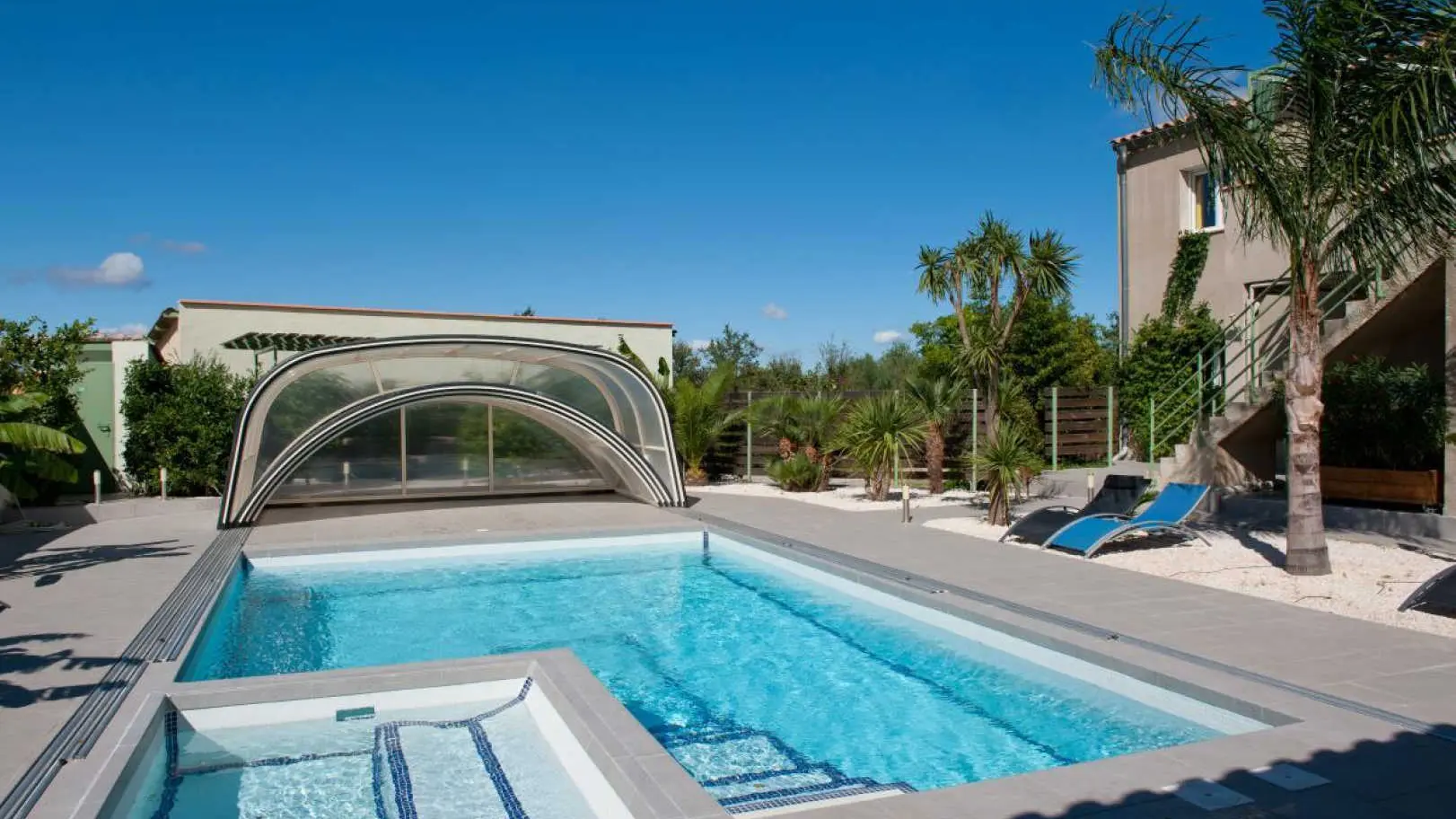 Le Domaine des Luque - Vue piscine_14