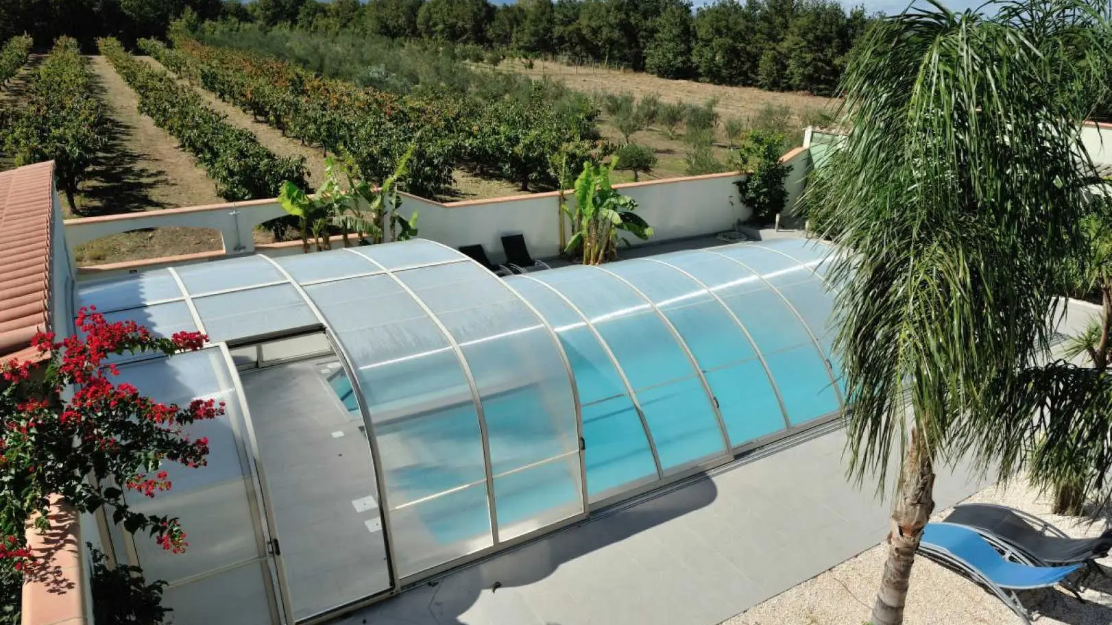 Le Domaine des Luque - Vue piscine_16