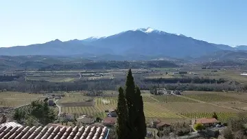 Vue sur le Canigó depuis le gîte