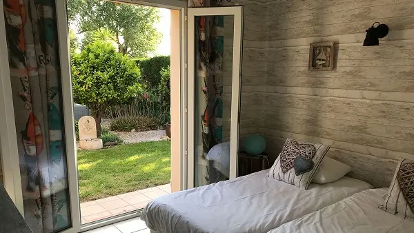 Chambre lits jumeaux - RDC