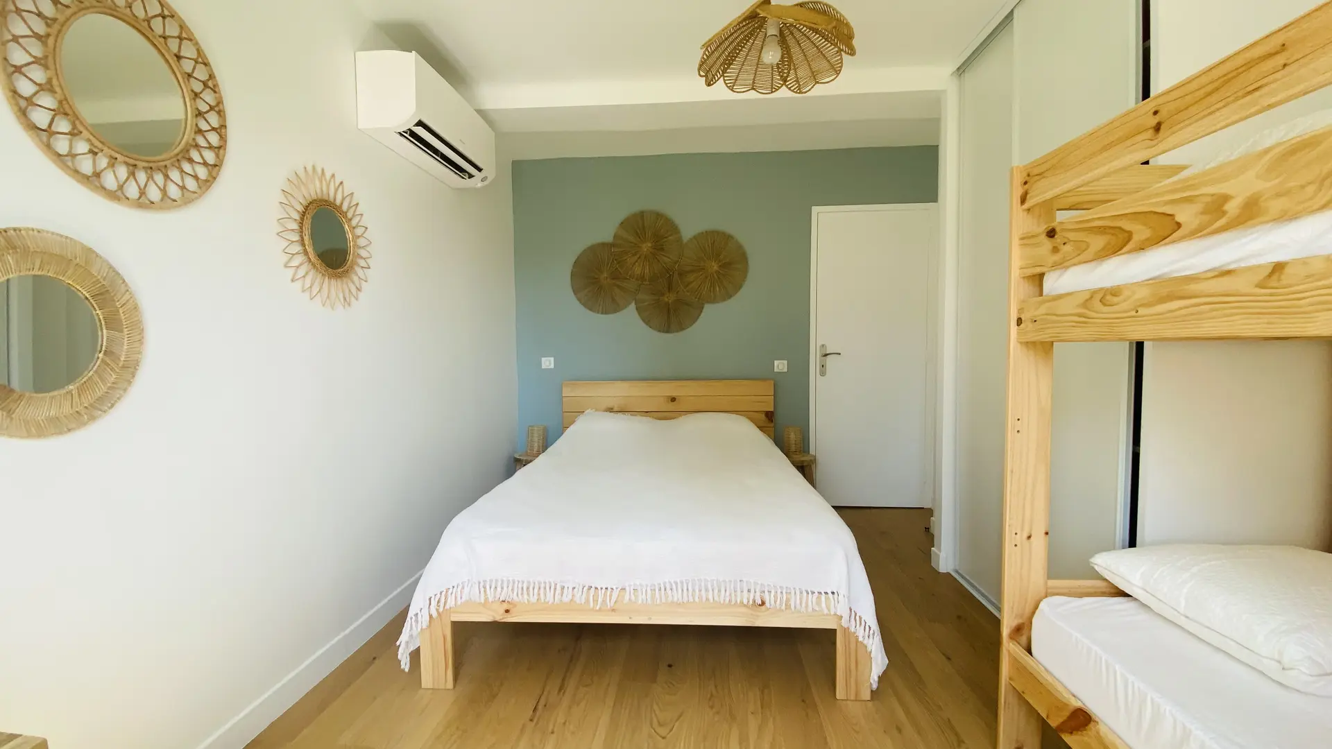 17. Chambre 3 au 1er avec 4 couchages