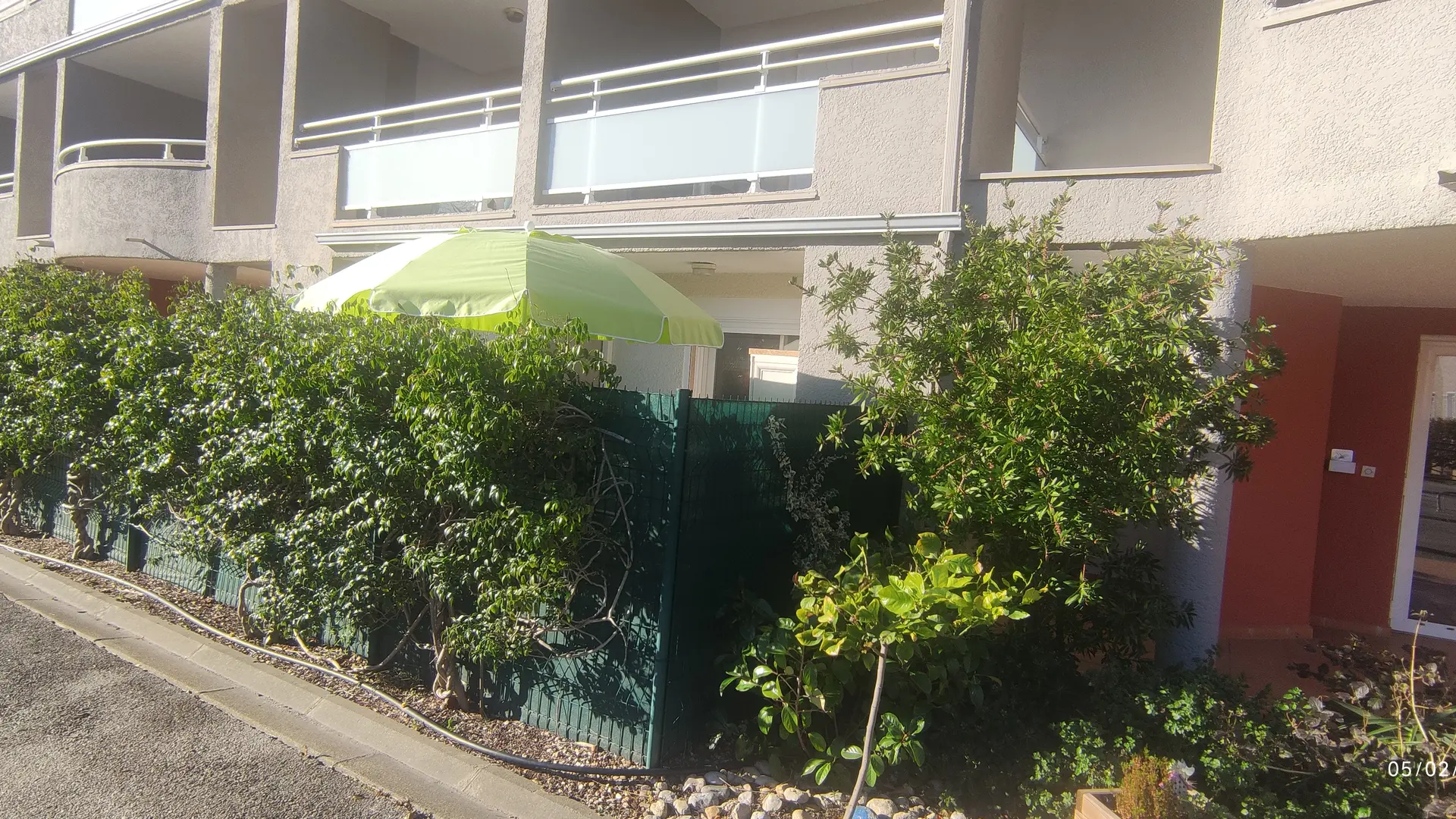 Terrasse à l'abri des regard