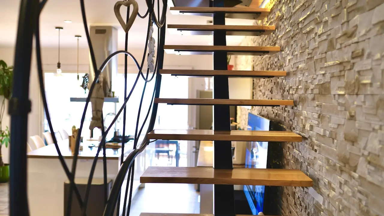 Cage d'escalier montée