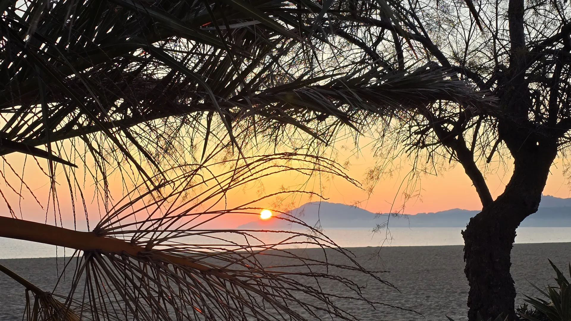 LA PLAGE AU LEVER DU SOLEIL