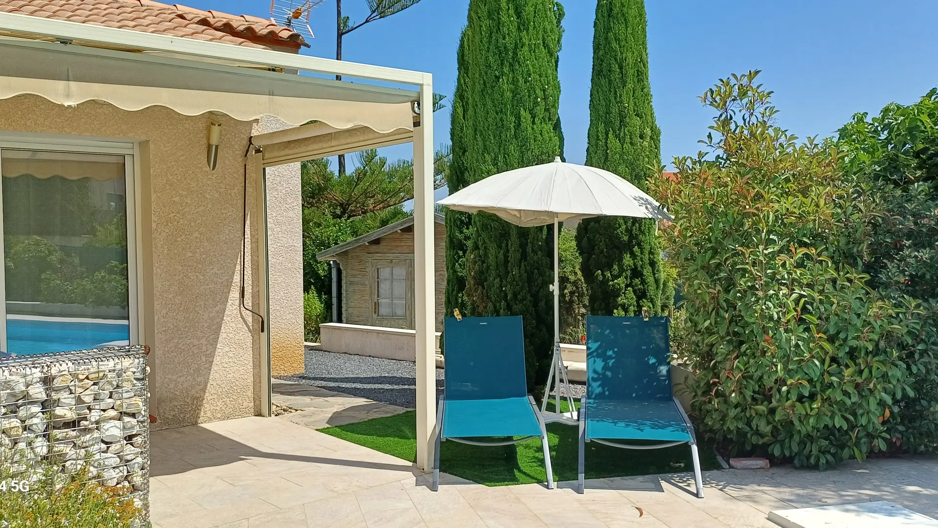 le coin transat du gîte