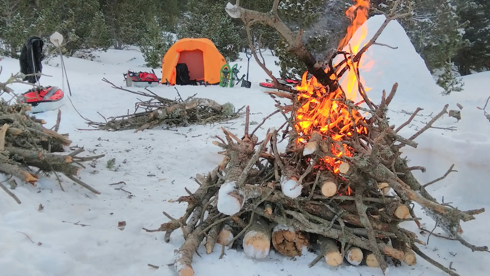 Bushcraft hiver