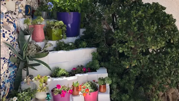 terrasse rocailleuse