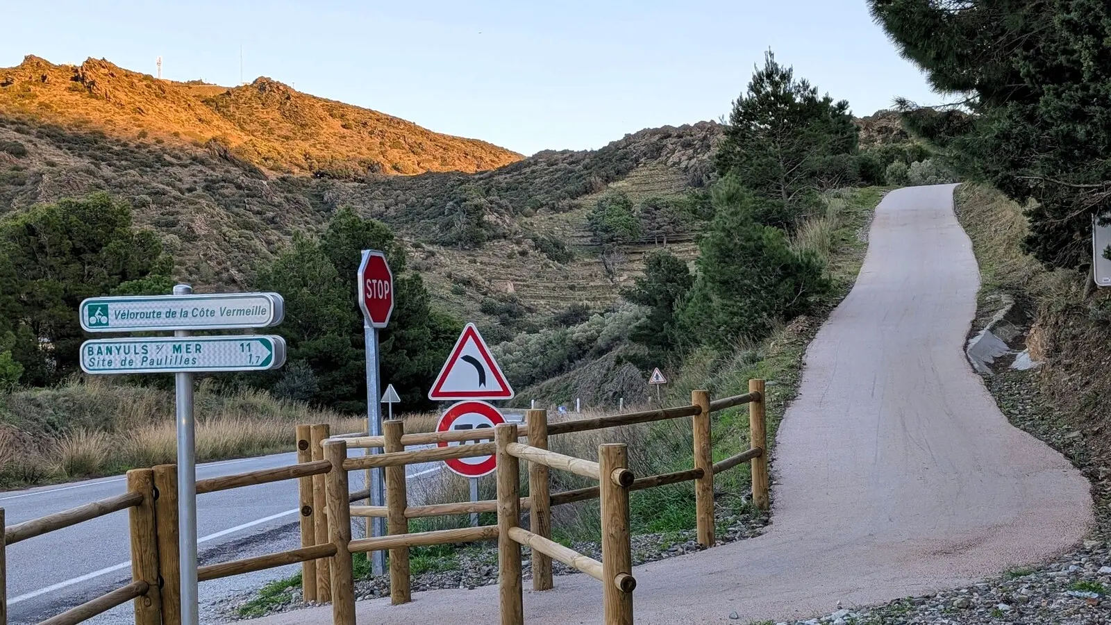 veloroute cote vermeille Port-Ve