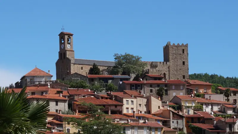 vernet vue depuis la terrasse