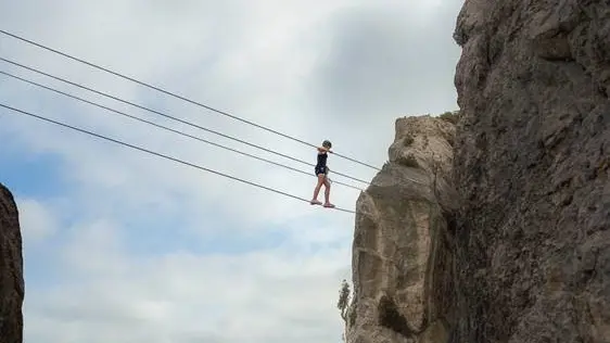 via ferrata 4- oxygen aventure - ©Julien FICHOT (pour Oxygen Aventure)