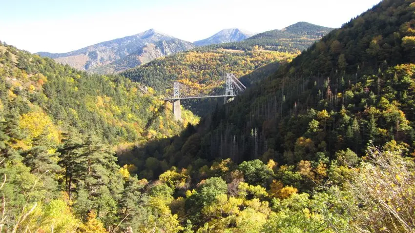 Vue sur le pont Gisclard (pont suspendu)_1
