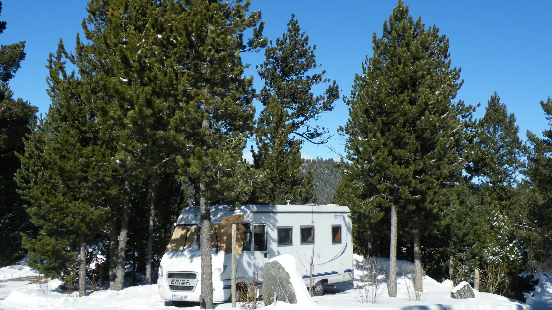 Aire camping car camping La Devèze