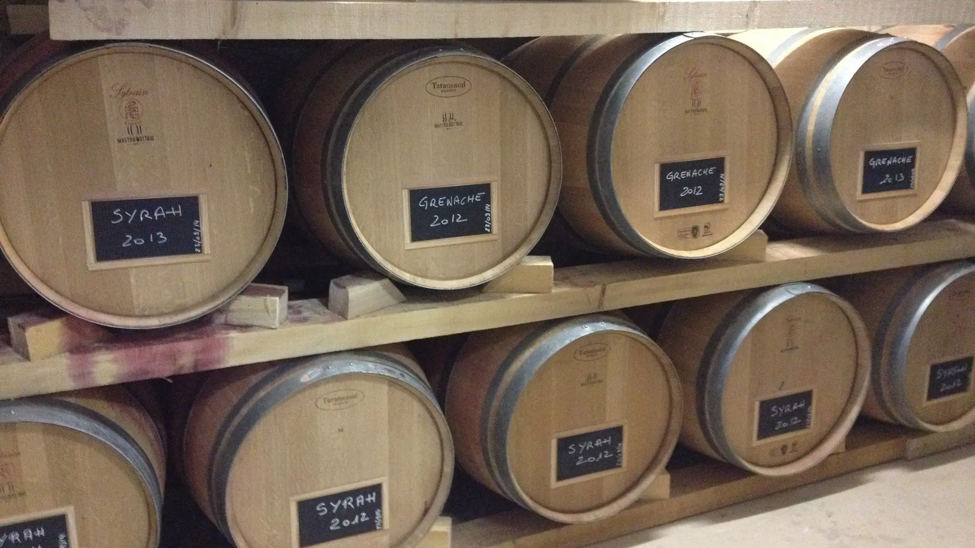 Aspres Camelas Mas d'en félix tonneaux