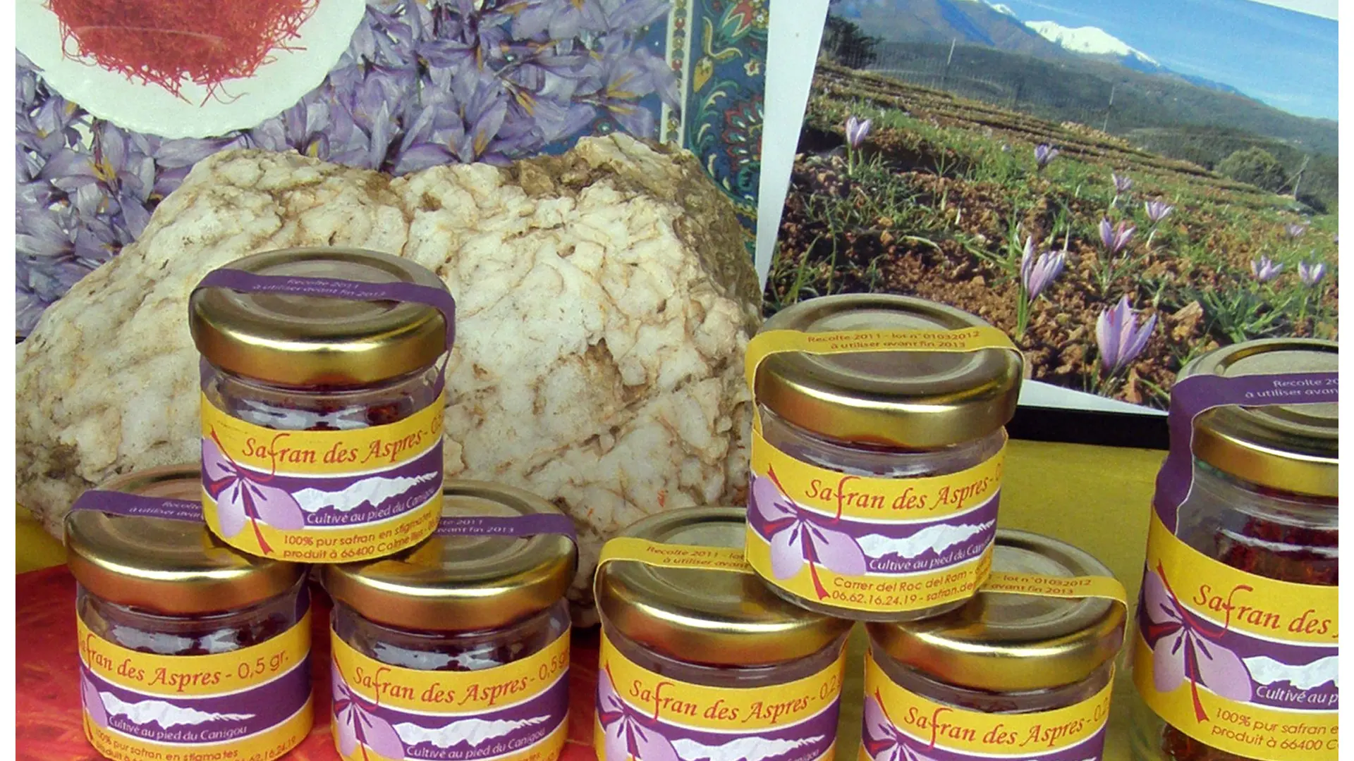Aspres Oms Safran des Aspres produits