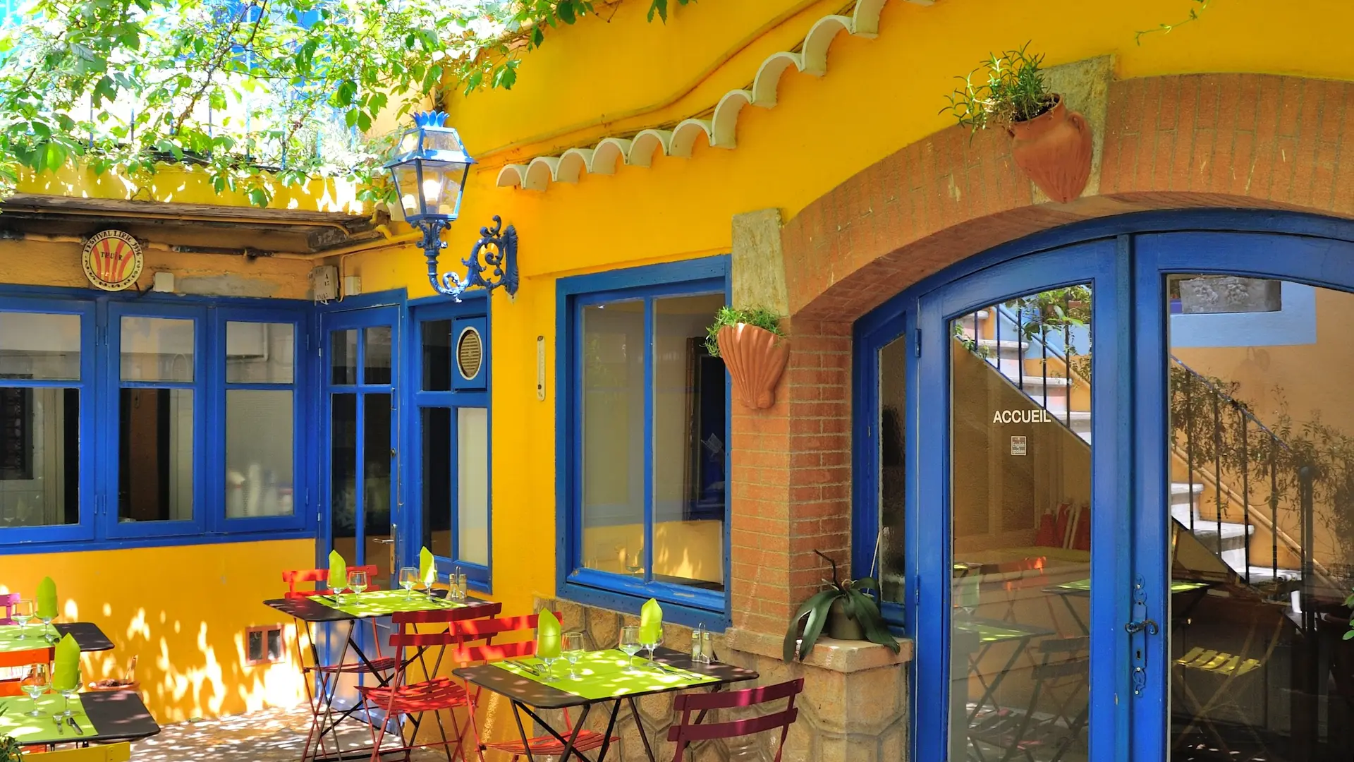 Aspres Thuir Hôtel Cortie Patio