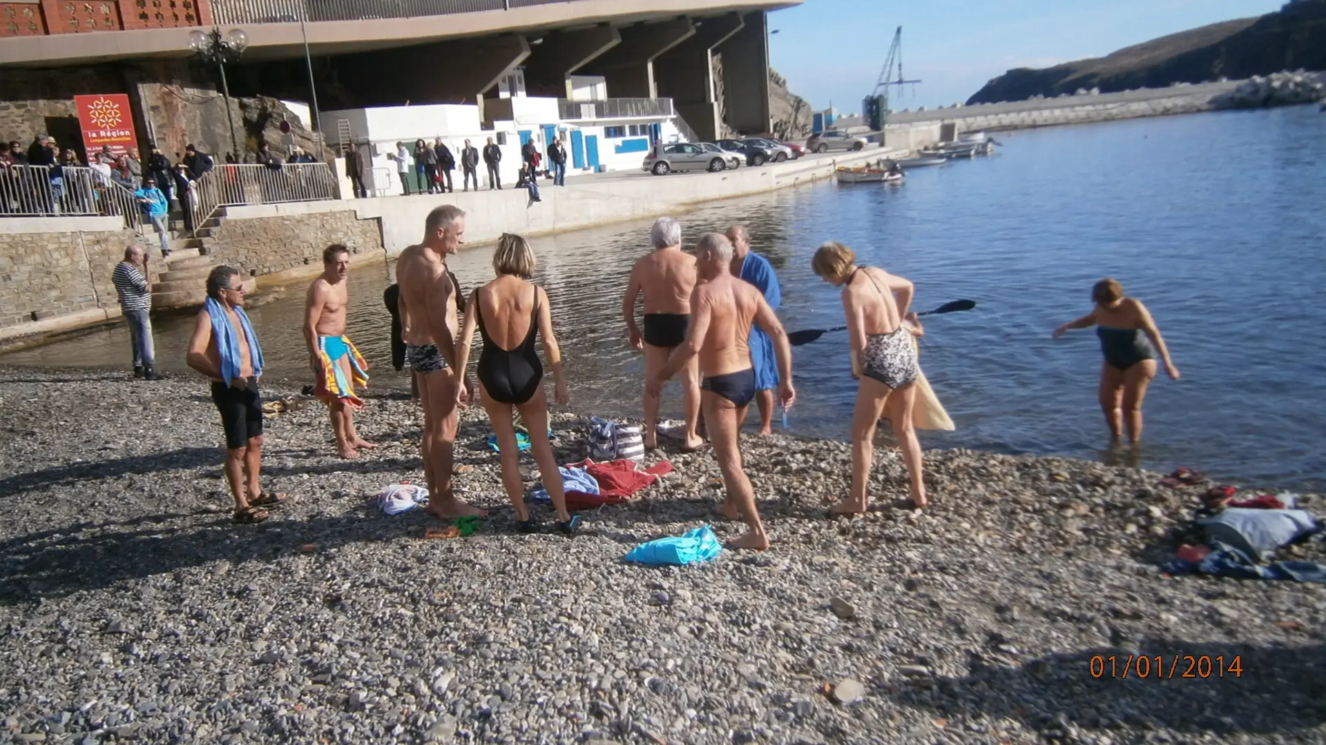 bain 1er janvier cerbere