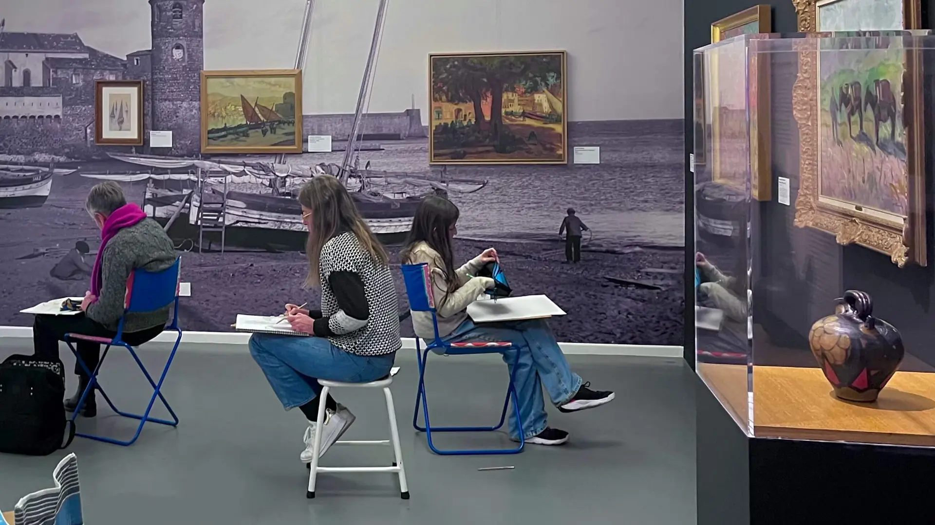 Balade dessinée - expo COLLIOURE CAPITALE - musée de Collioure