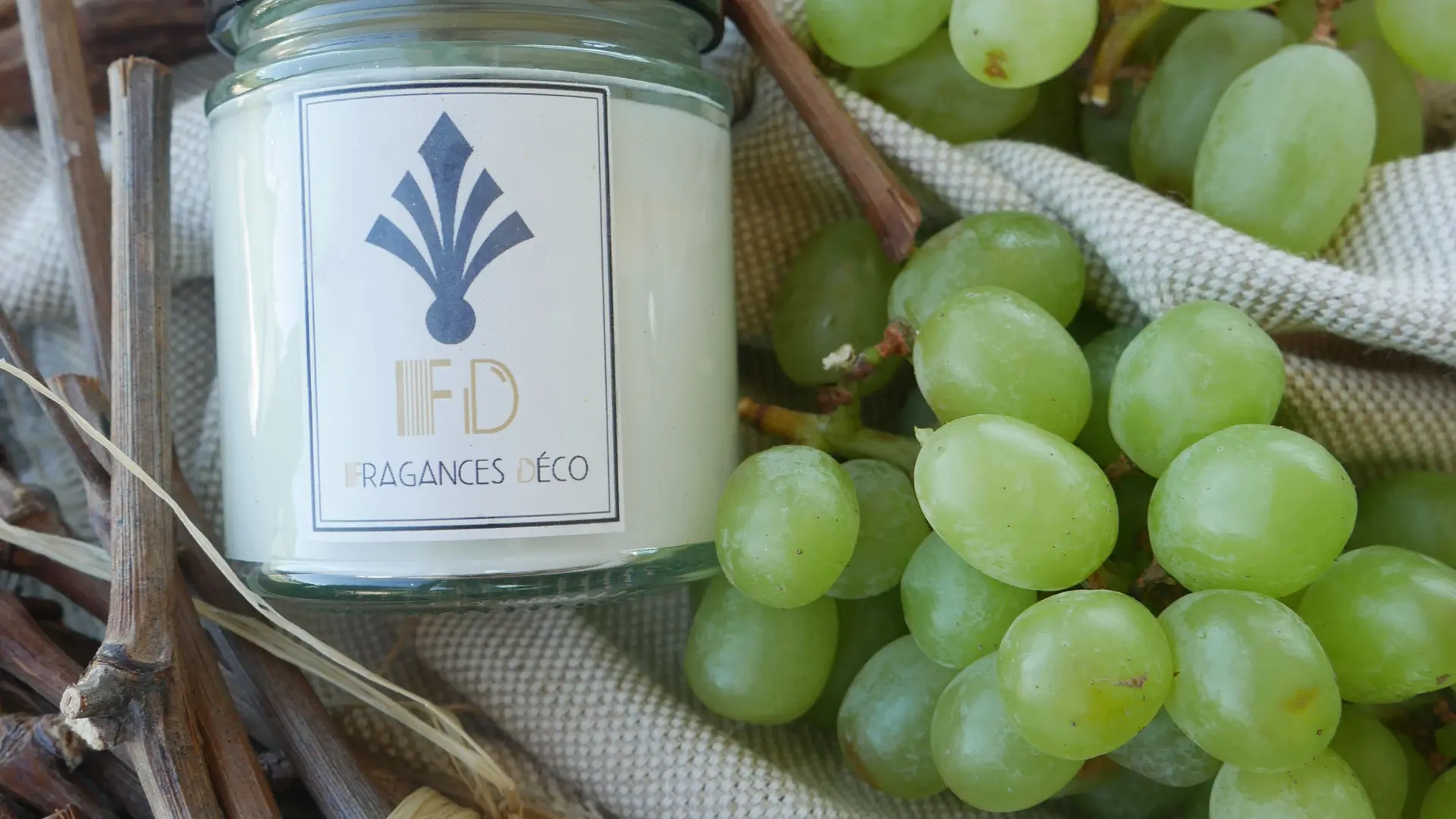 Bougie parfumée Sarments de Vigne