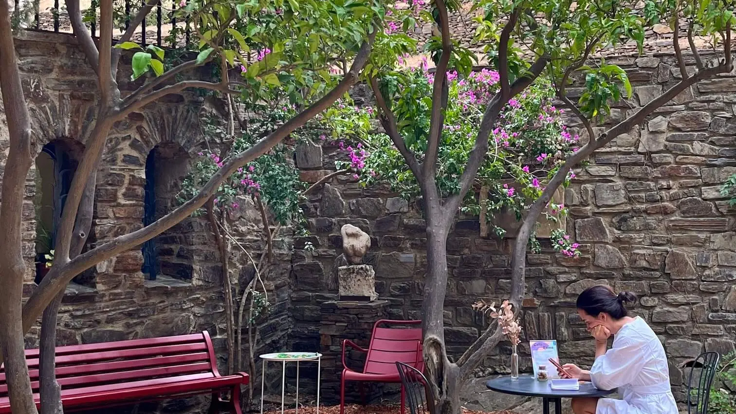 Café Pams - été - musée de Collioure 2