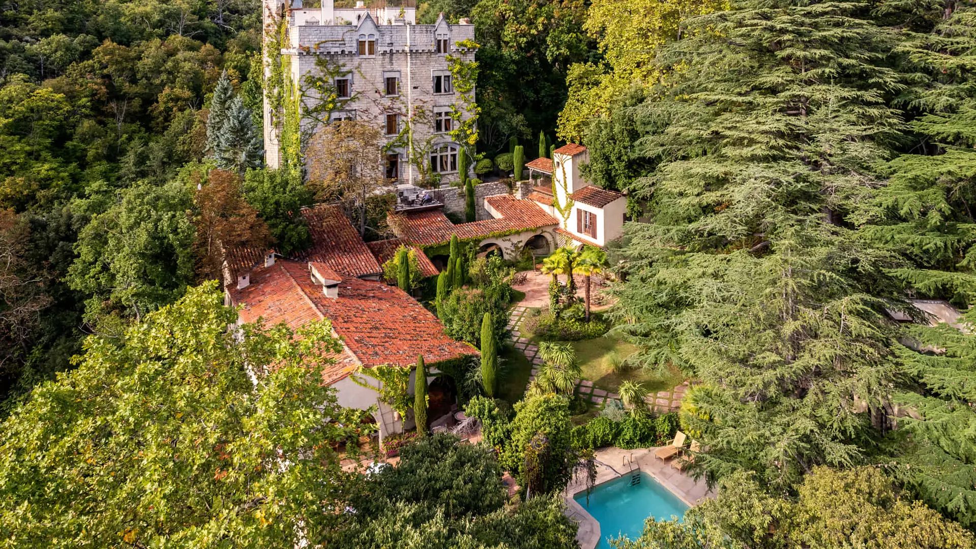 Château de Riell vue domaine