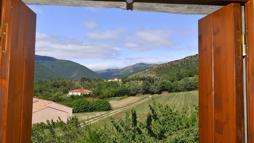 Vue depuis le gîte
