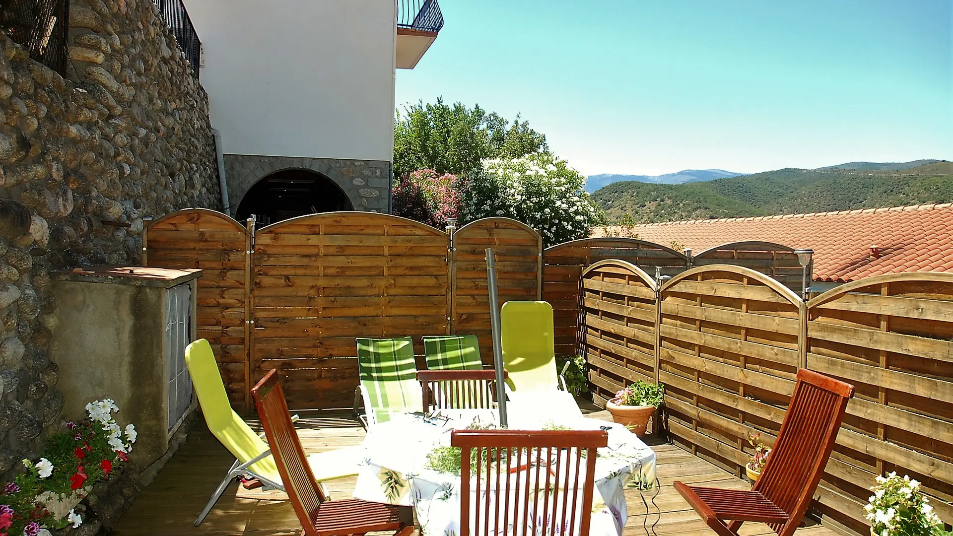 Terrasse Gîte Legrand