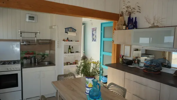 Pièce à vivre donnant sur la terrasse