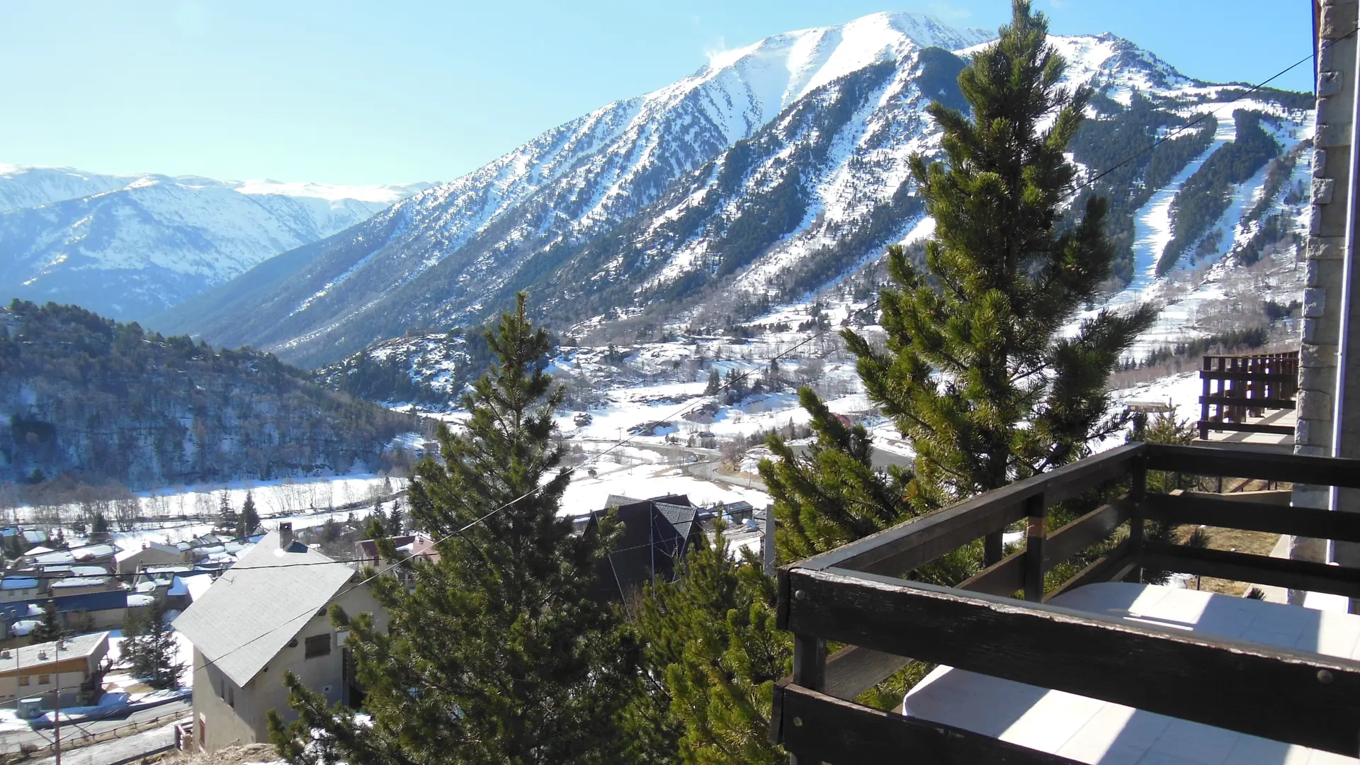 Vue du chalet les lupins
