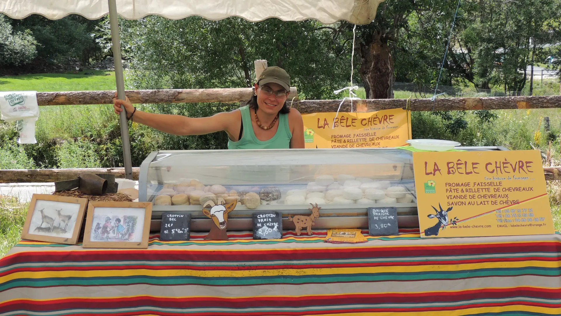 Point de vente de La bêle chèvre