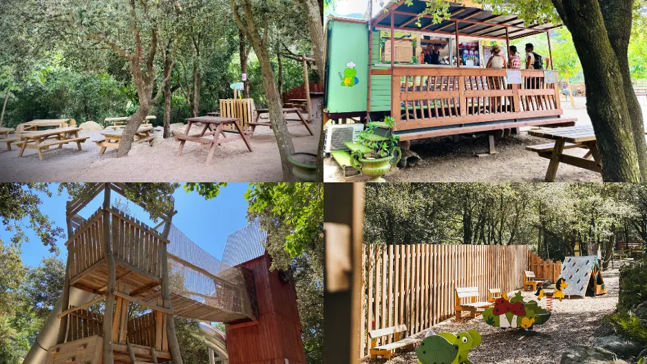 Aire de pique-nique / Snack / Aire de Jeux