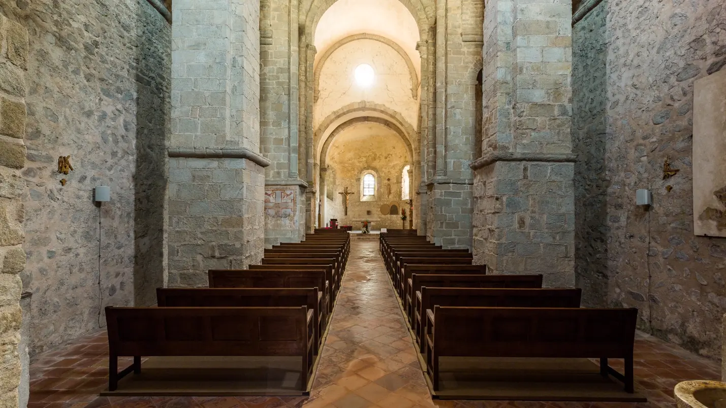 Eglise romane_la nef